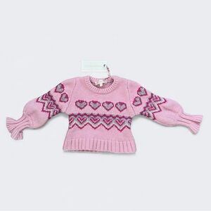 LoveShackFancy Girl 4-5Y 100% Wool Sweater